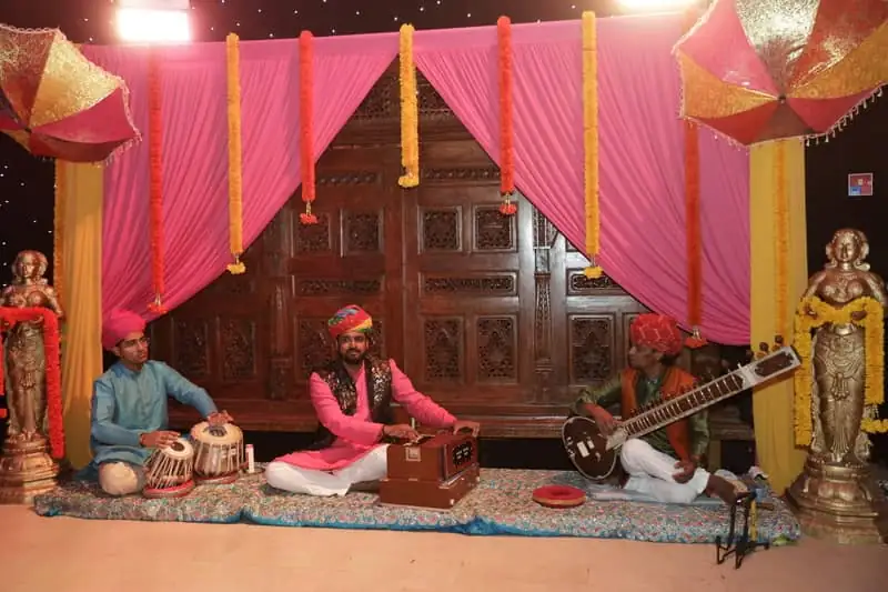 Cérémonie Sangeet mariage indien